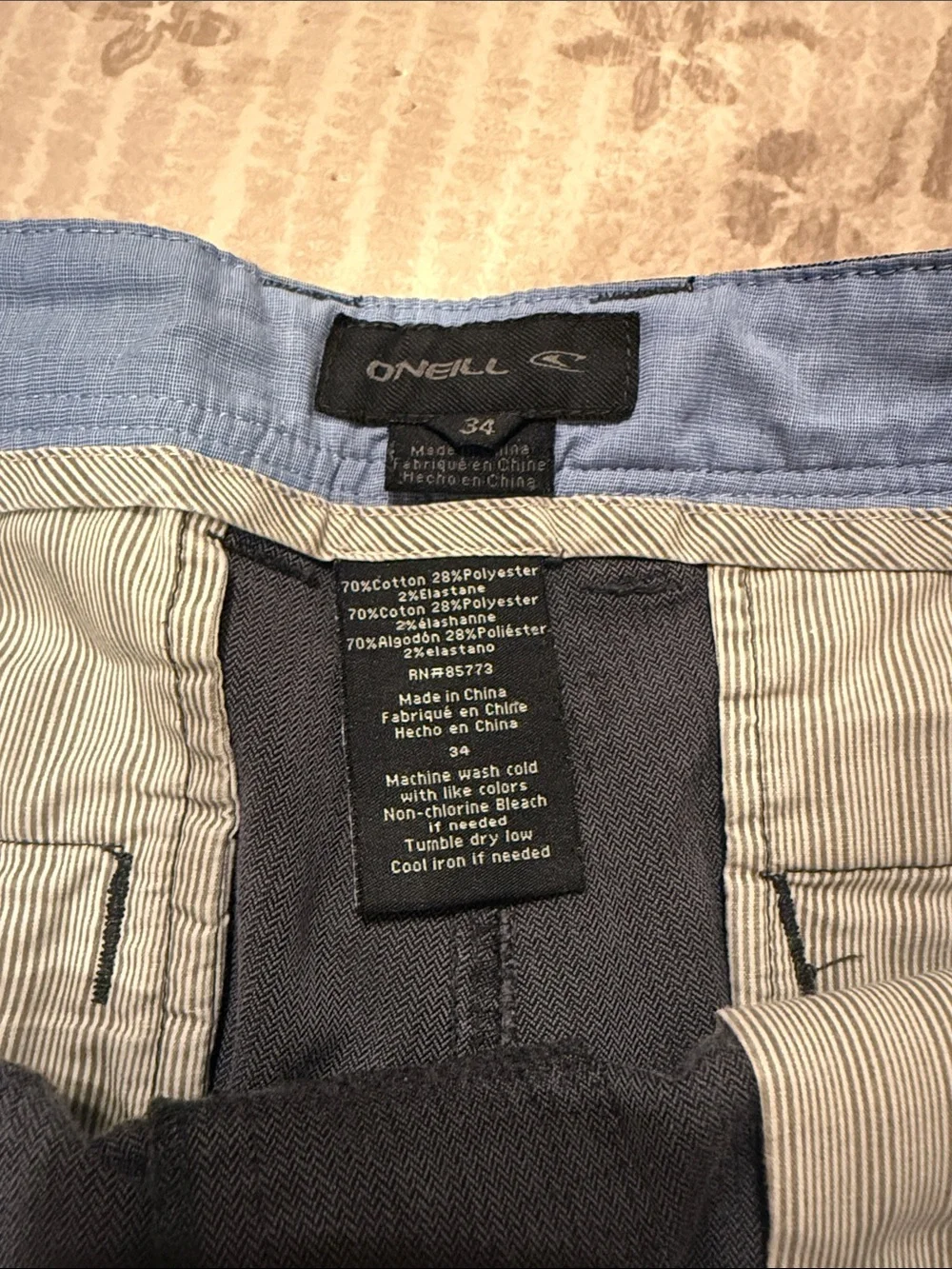 O'Neill Men's Dark Navy Athletic Shorts